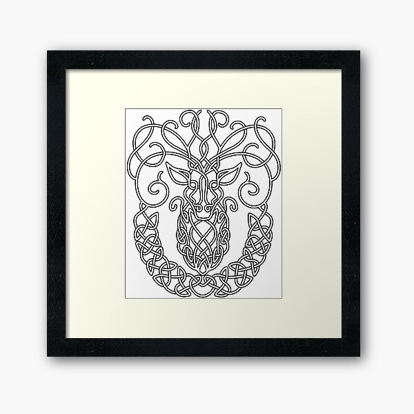 Item preview, Celtic Stag designed and sold by Hareguizer.