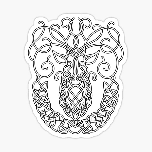 Item preview, Celtic Stag designed and sold by Hareguizer.