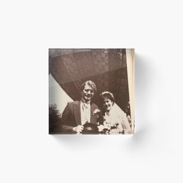Guiding Light's Quint and Nola on their wedding day Acrylic Block