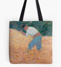 Georges Seurat, The Stone Breaker, 1882 Painting Tote Bag
