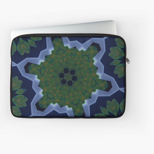 Peas and Ice Pedals Circle Design Offering at Green Bee Mee Laptop Sleeve