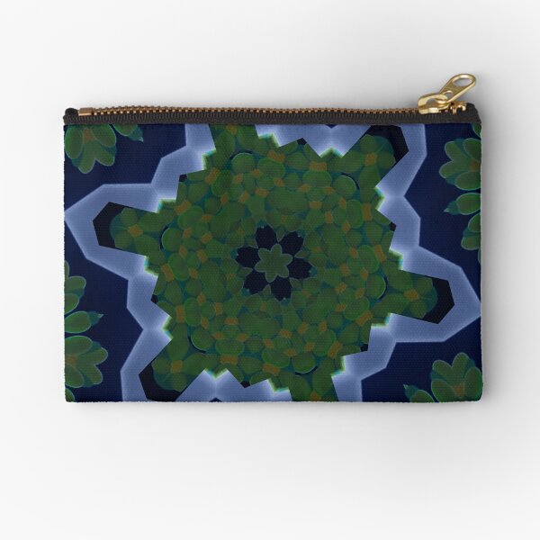 Peas and Ice Pedals Circle Design Offering at Green Bee Mee Zipper Pouch