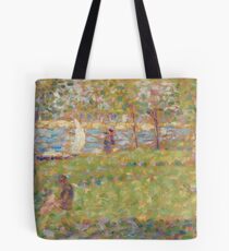 Georges Seurat, Study for "La Grande Jatte", 1884/1885 Painting Tote Bag