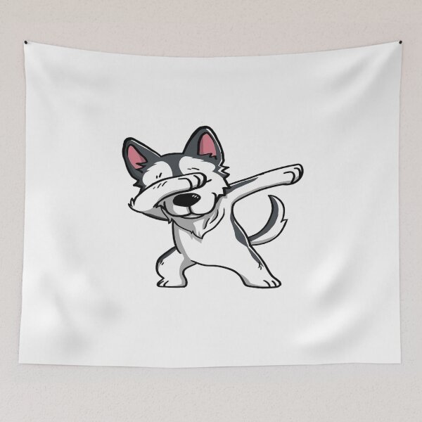 Item preview, dabbing husky dog shirt - cute funny gift idea designed and sold by asilv bray.