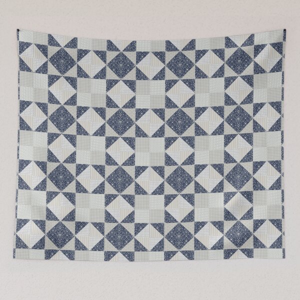 Item preview, Blue Star Quilt designed and sold by Jean Plout.