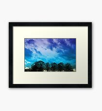 Sky & Trees Framed Print