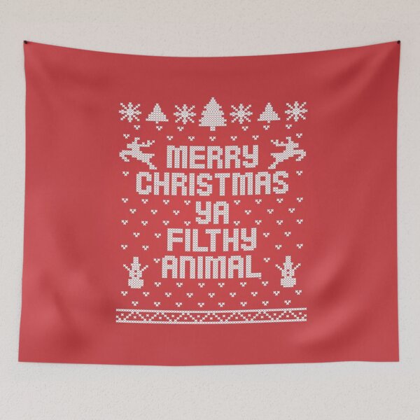 Item preview, Merry christmas ya filthy animal designed and sold by WanderlustL.