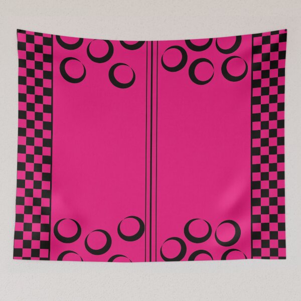 Item preview, Magenta Black Check designed and sold by Patricia Piotrak.
