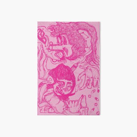 Trippy Pink Art Board Print