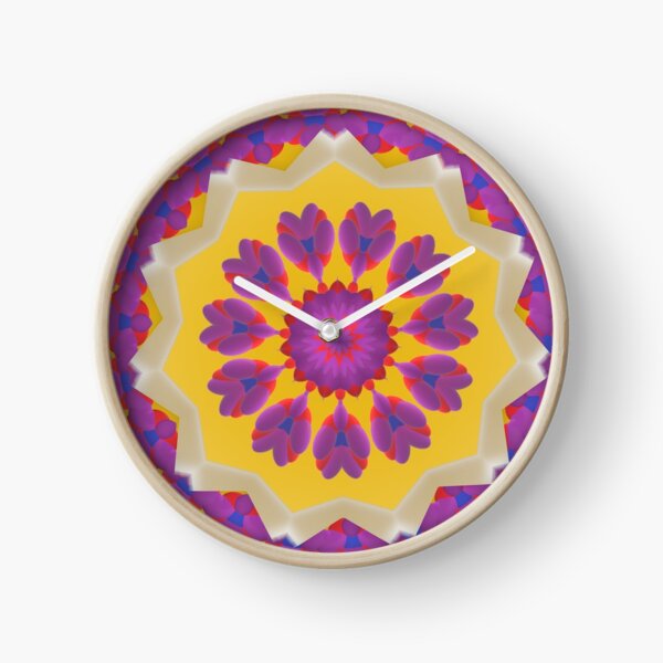 Purple Pedals 3D in the Sun Design Offering at Green Bee Mee Clock