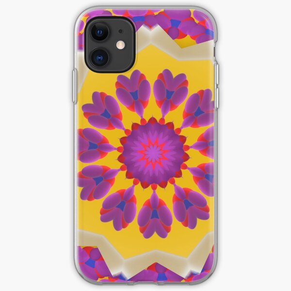 Purple Pedals 3D in the Sun Design Offering at Green Bee Mee iPhone Soft Case