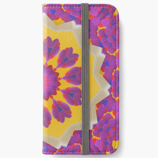 Purple Pedals 3D in the Sun Design Offering at Green Bee Mee iPhone Wallet