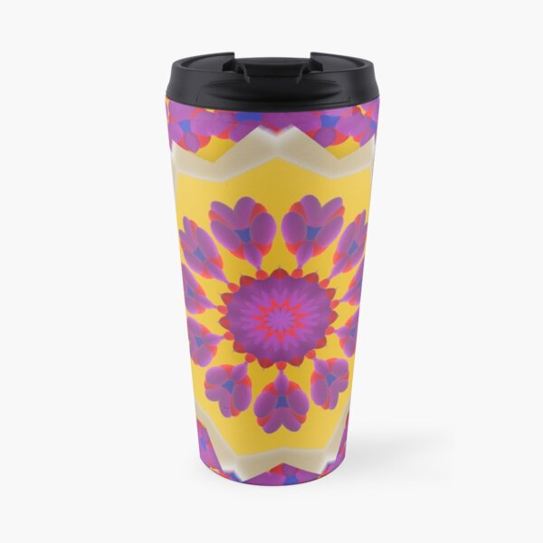 Purple Pedals 3D in the Sun Design Offering at Green Bee Mee Travel Mug