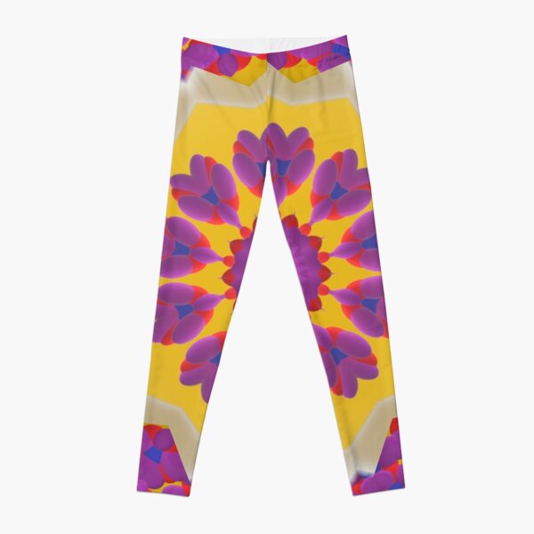 Purple Pedals 3D in the Sun Design Offering at Green Bee Mee Leggings