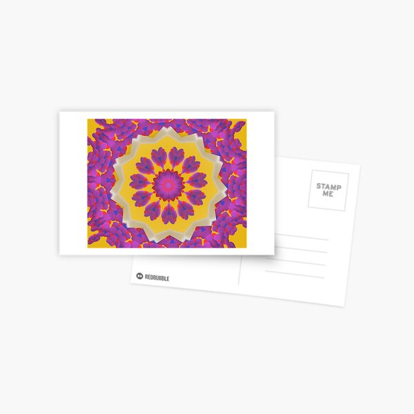 Purple Pedals 3D in the Sun Design Offering at Green Bee Mee Postcard