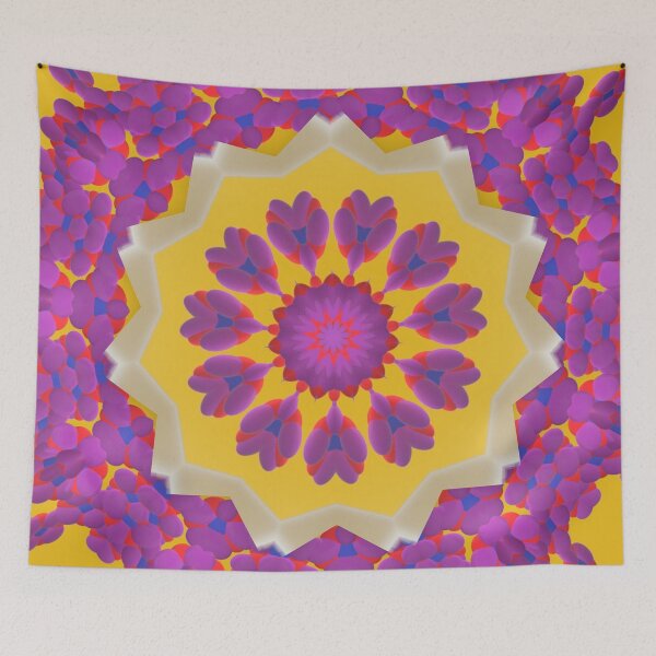 Item preview, Purple Pedals 3D in the Sun Design Offering at Green Bee Mee designed and sold by GreenBeeMee.