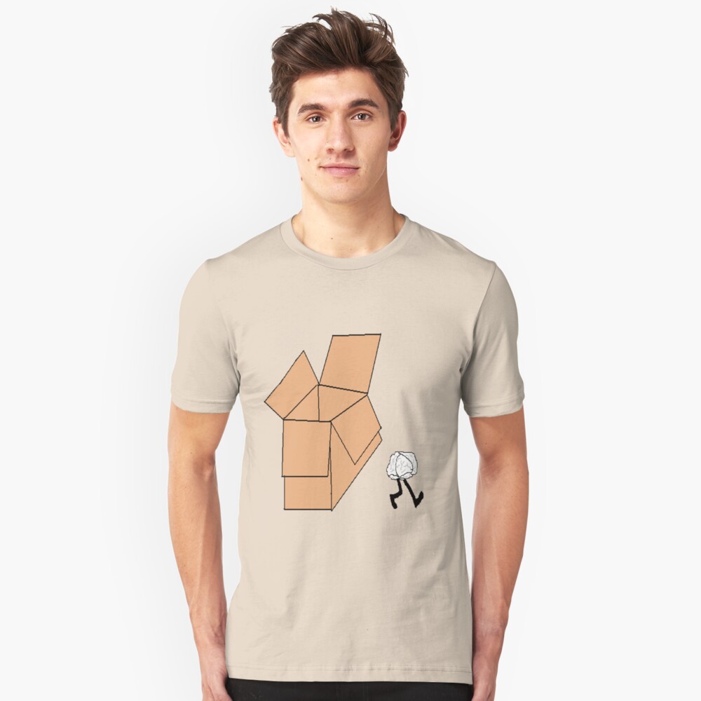 Think Outside of the Box Slim Fit T-Shirt