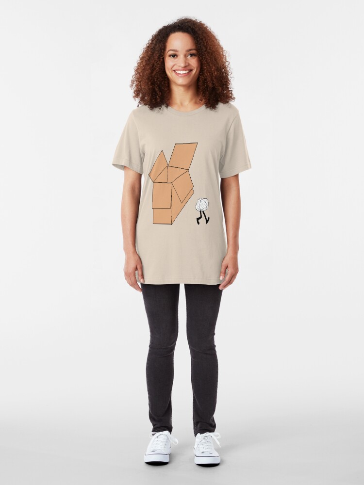 Alternate view of Think Outside of the Box Slim Fit T-Shirt