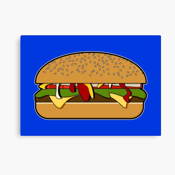 Cheeseburger In Paradise Canvas Prints Redbubble
