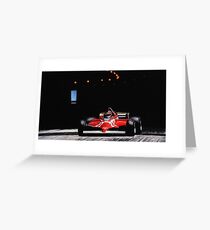 Gilles Villeneuve, Monaco GP, 1981 Greeting Card