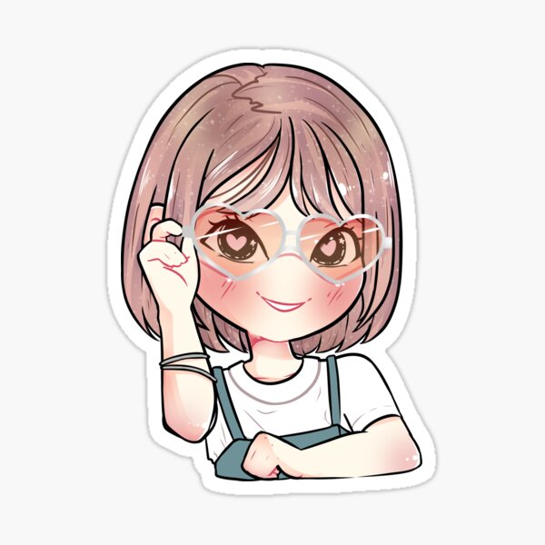 Kkura Glasses (Miyawaki Sakura) Sticker