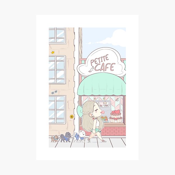 Petite Cafe PRINT Photographic Print