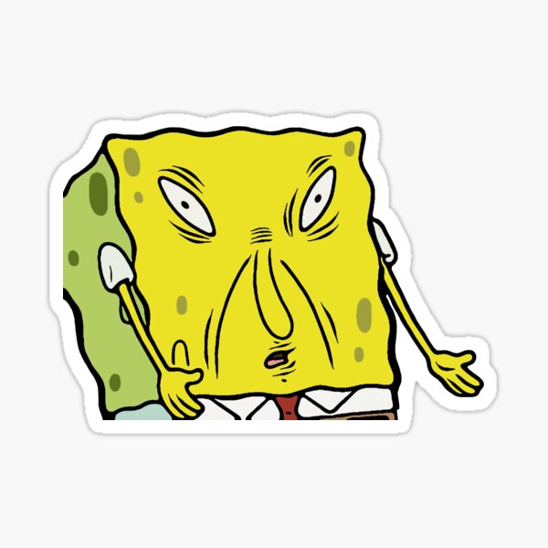 Spongebob Dank Face Meme Funny Sponge Bob Square Pants 