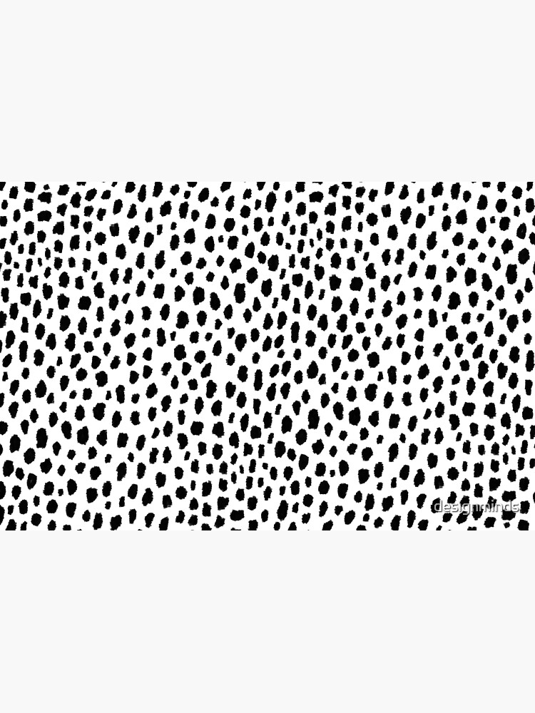 Disover Dalmatian Spots (black/white) Laptop Sleeve