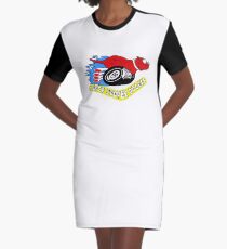 Super Dooper Doggie Graphic T-Shirt Dress