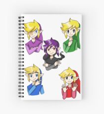 Cuaderno de espiral Cuatro espadas - Cinco enlaces