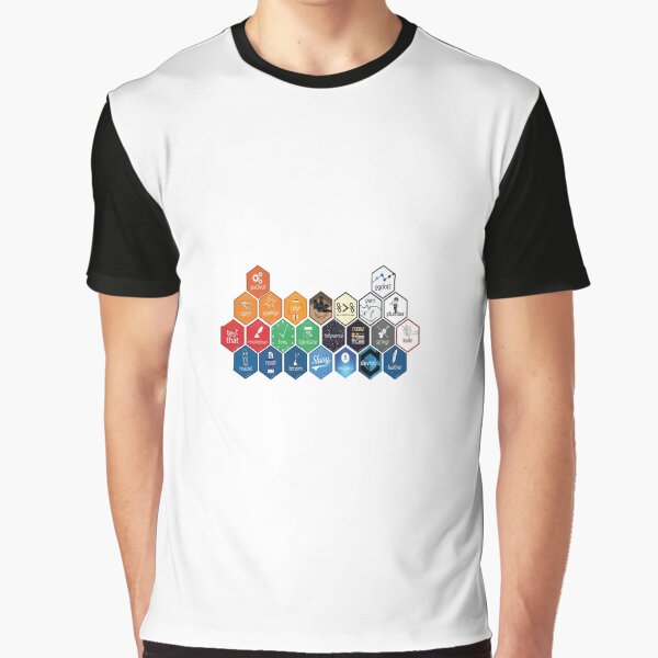 R Packages Logo Graphic T-Shirt