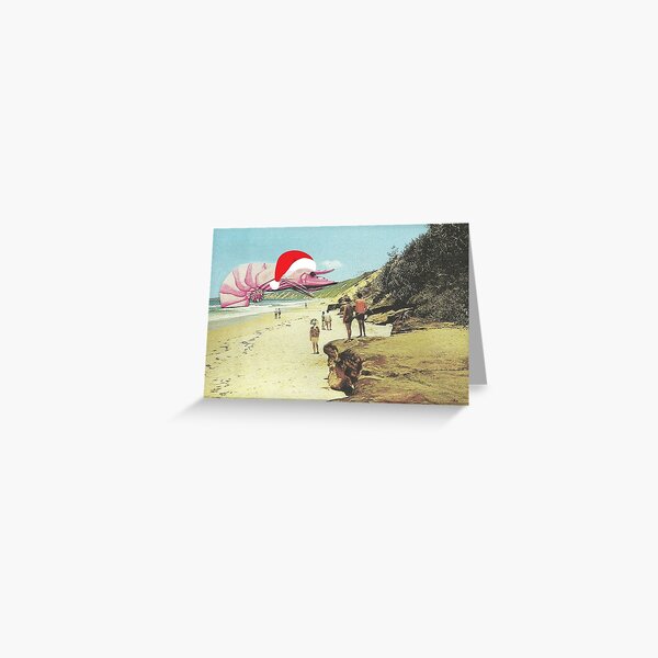 Santa Prawn Greeting Card