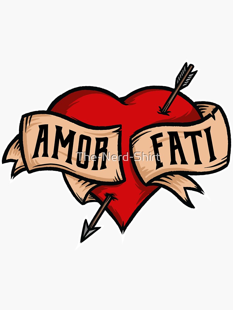 Amazon.com: Amor Fati - Classic Nietzsche Tattoo Heart Design Tank Top :  Clothing, Shoes & Jewelry