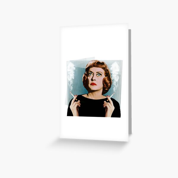 Bette Smoking Greeting Card