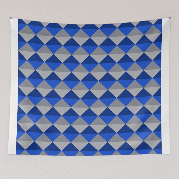 Item preview, Blue-White Checkerboard Pattern designed and sold by game2genesis.
