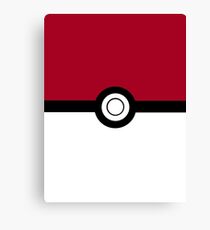 Pokeball 2D Design Canvas Print