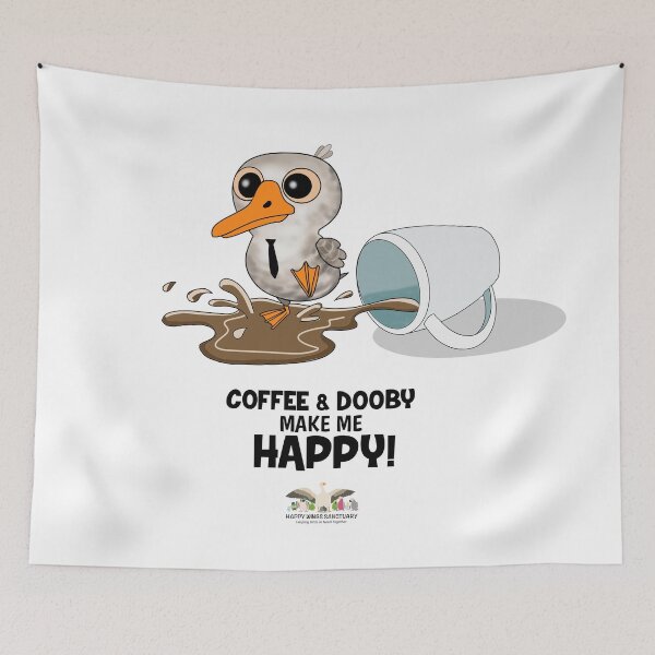 Item preview, Coffee & Dooby Make Me Happy! designed and sold by HappyWings.