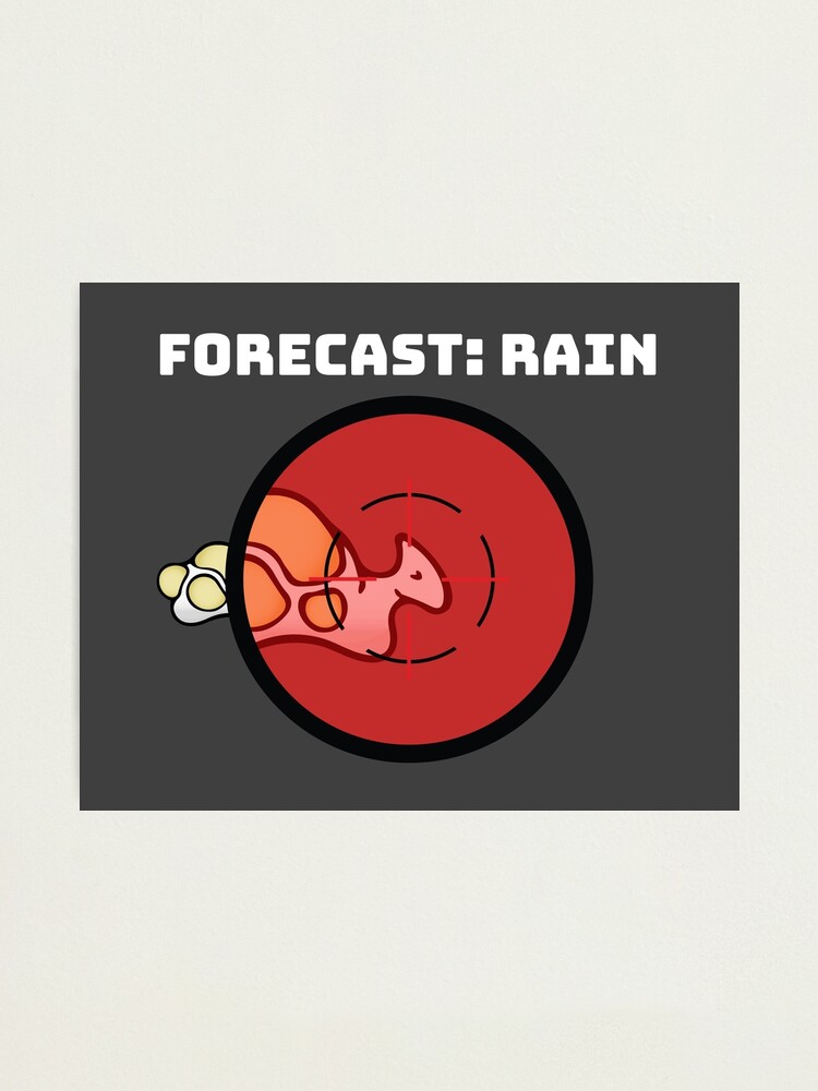 Rimworld Gaming Hunting Boomalope Forecast: Rain funny meme indie