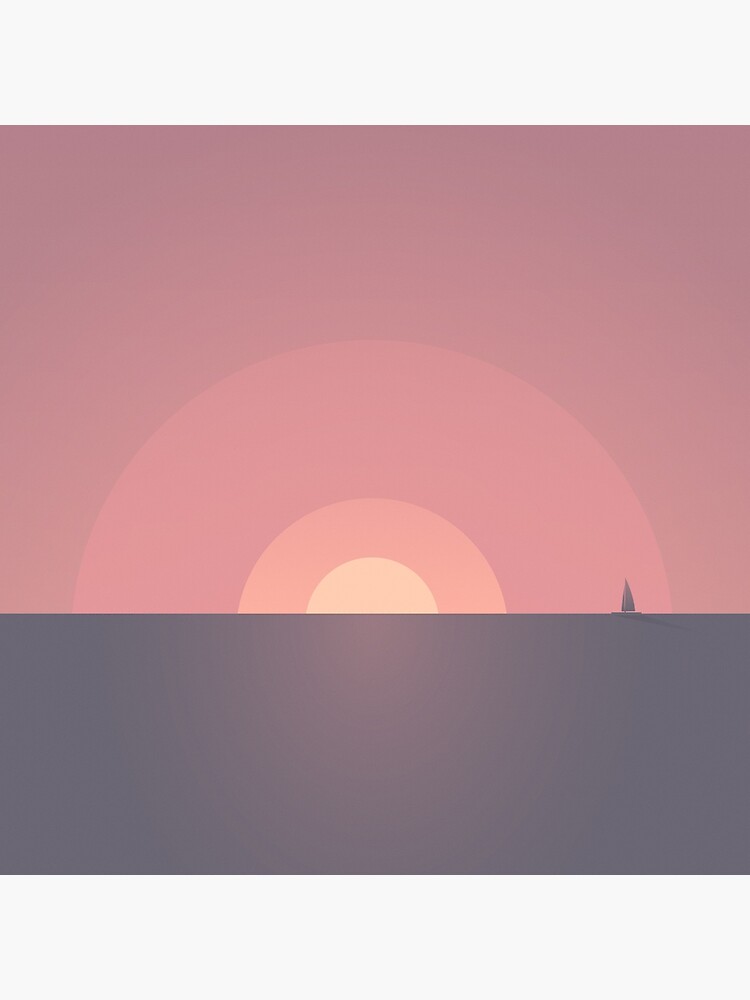 Thumbnail 2 of 2, Tote Bag, Sunset // Minimal landscapes designed and sold by essep.