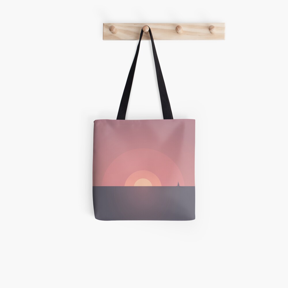 Sunset // Minimal landscapes Tote Bag