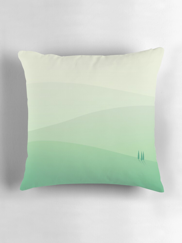 Thumbnail 3 of 4, Pillow, Hills // Minimal landscapes designed and sold by essep.