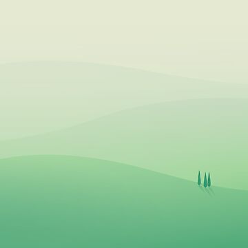 Artwork thumbnail, Hills // Minimal landscapes by Pierluigi Scotolati