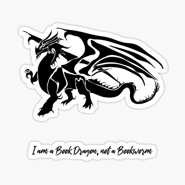 Book Dragons Sticker