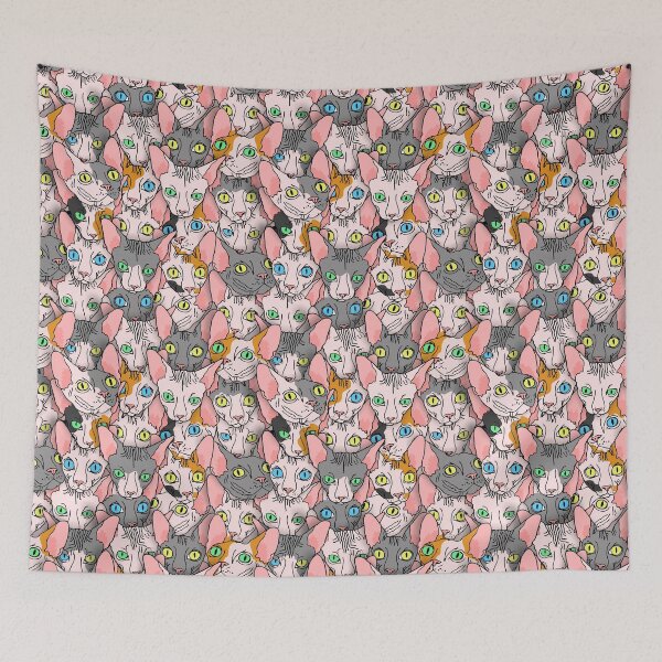 Item preview, all over sphynx design (all items) designed and sold by B0red.