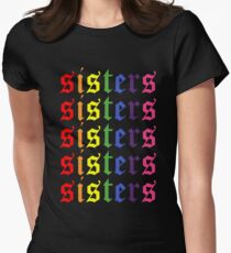 James Charles Sisters Artistry Logo Wiederholen Tailliertes T-Shirt für Frauen