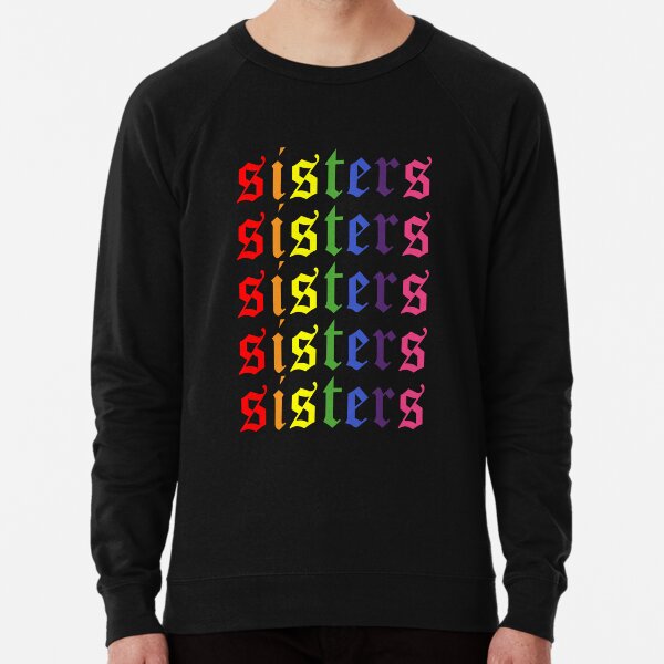 James Charles Sisters Artistry Logo Repeating Lightweight Sweatshirt