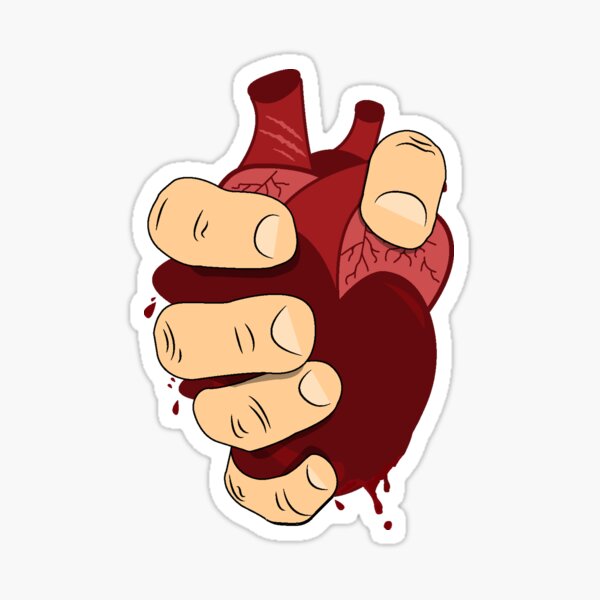 Squeeze Hand Stickers Redbubble