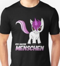 Ich hasse menschen Unisex T-Shirt