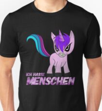 Ich hasse menschen Unisex T-Shirt