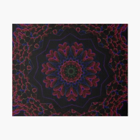 Post Alien Luminance Pedals Design Offering From Green Bee Mee Art Board Print